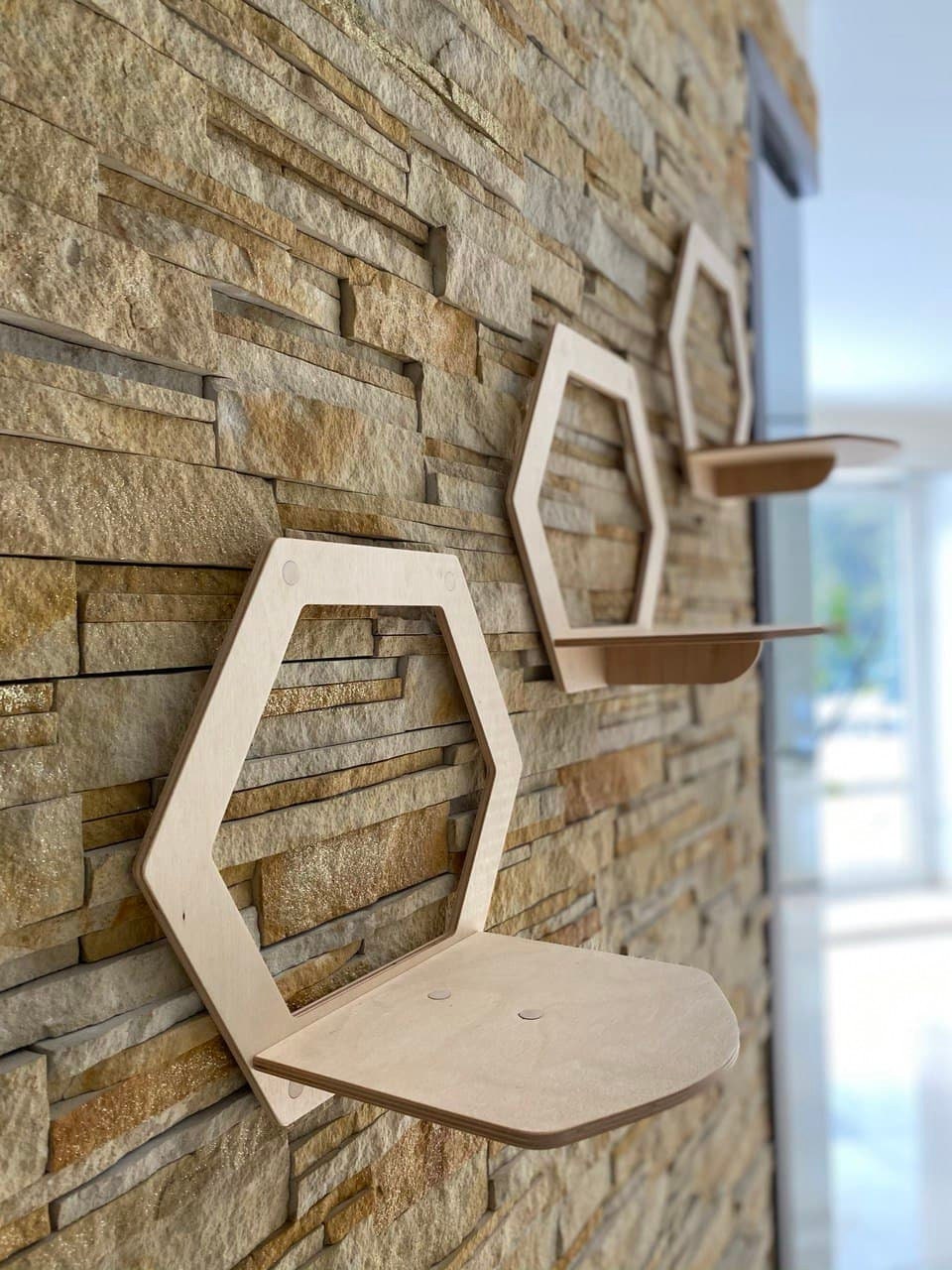 Set of 3 Steps Wall decor Step cats Furniture for cats Gift for cat lovers Space for cats Steps for cat Cat Shelves Wall Mounted Cat Tree