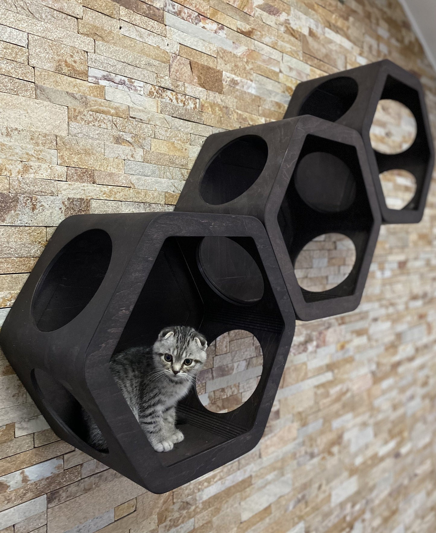 Cat Furniture Cat Lover Gift Hexagon for Cat Cat House Cat Toys Cat Shelves Cat Gifts Pet Lover Gift Wall Cat Bed Cats Wall Tree Cat Home
