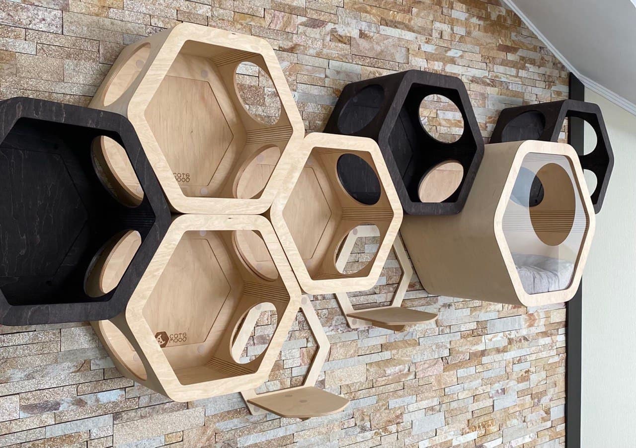 Cat Furniture Cat Lover Gift Hexagon for Cat Cat House Cat Toys Cat Shelves Cat Gifts Pet Lover Gift Wall Cat Bed Cats Wall Tree Cat Home