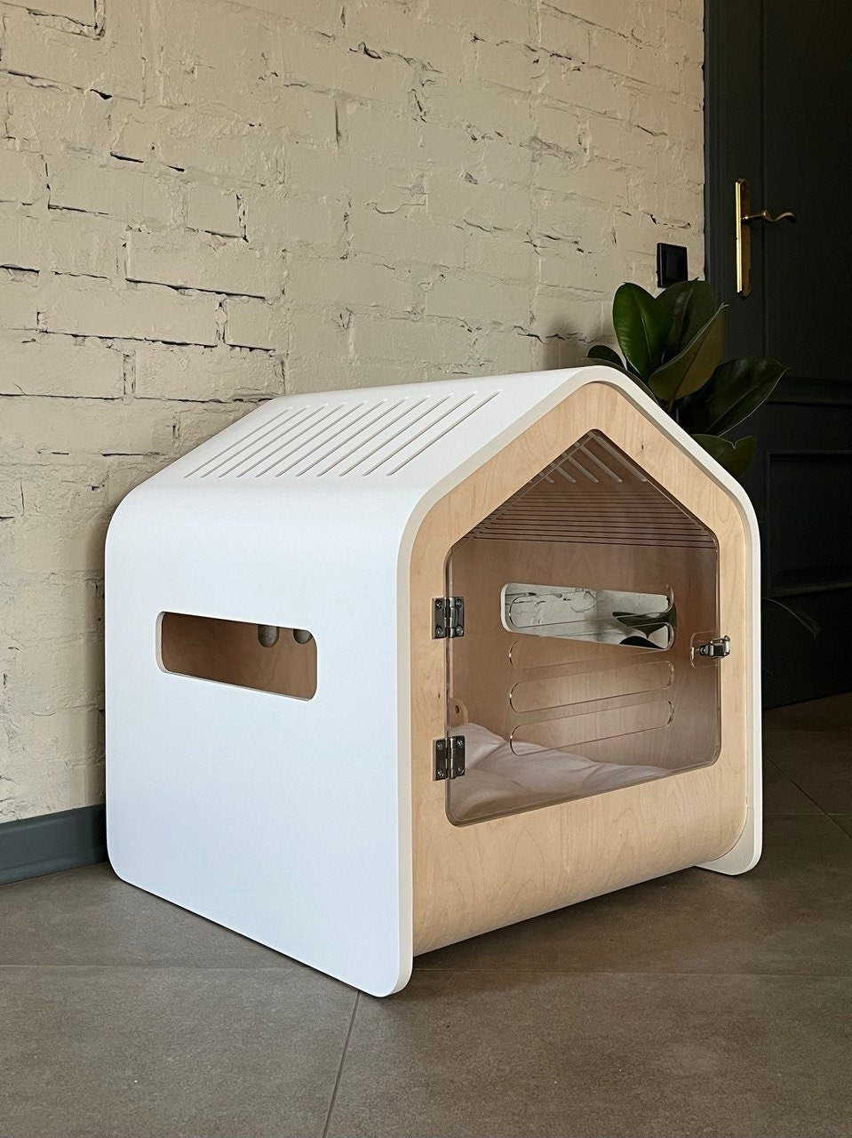 Houses for Dogs Dog House Dog Furniture Modern Dog Crate Dog Mom Gift Indoor Dog House Pet House Pet Mom Gift Dog Kennel Gift for Dog Lover