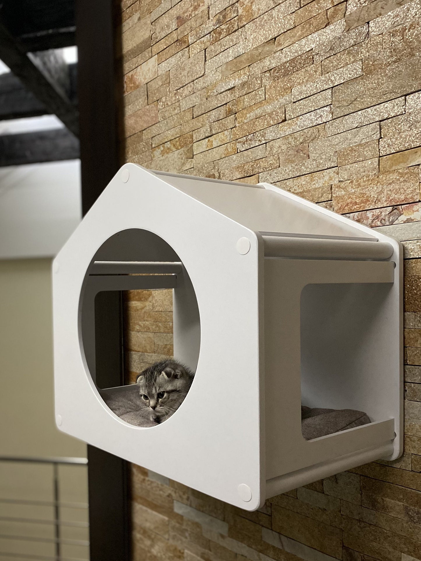 Cat House Cat Wall Furniture Wall Cat Bed Cat Beds Modern Cat House Wooden Cat Bed Furniture for Cat House for Cats Gift for Cat Lover