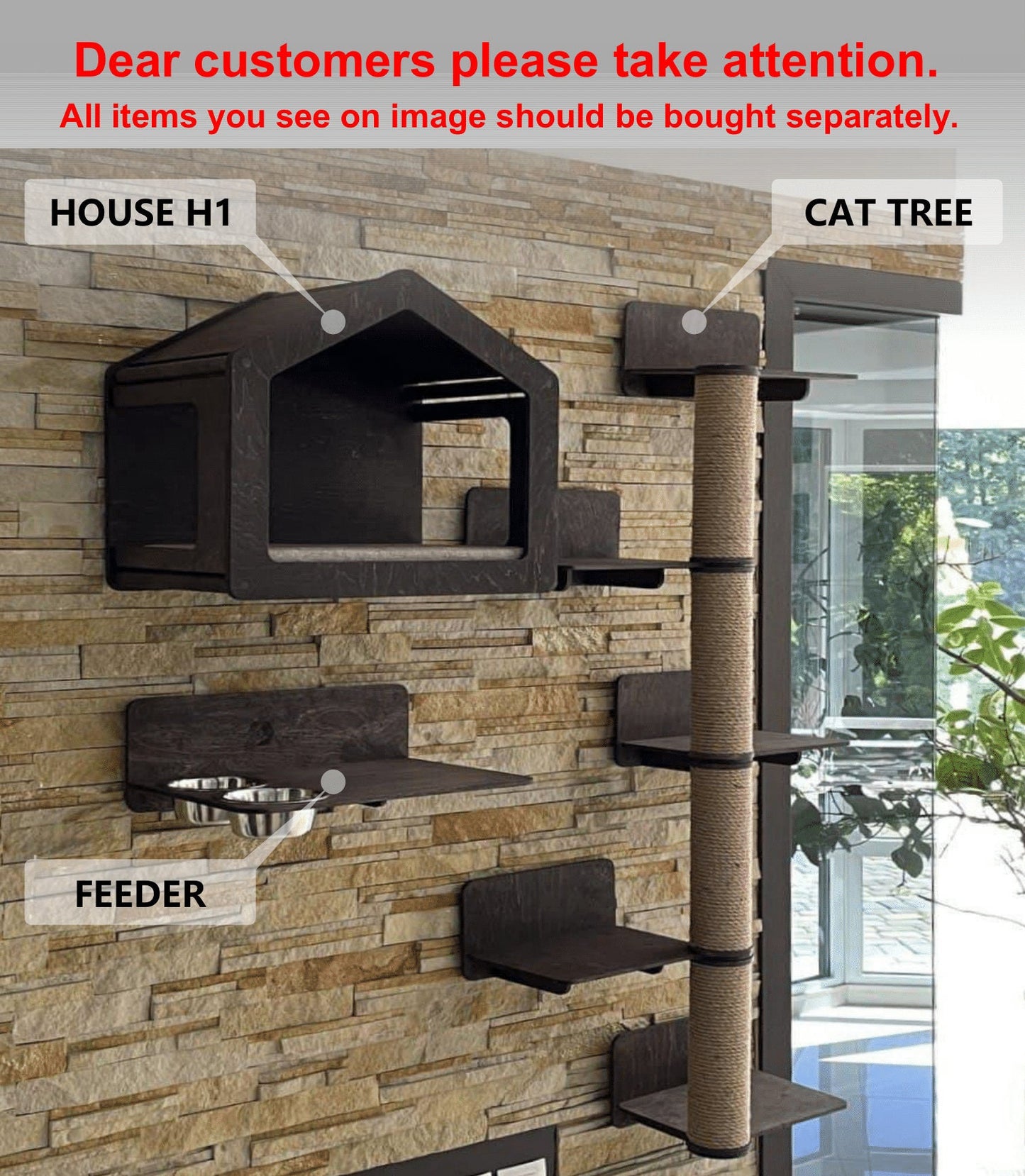 Cat house Cat bed Luxury cat furniture Wall mounted cat bed shelf Cat wall shelf Wooden cat house indoor Cat wall furniture for Cat Gifts