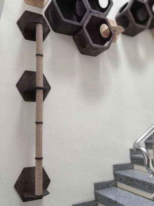 Cats Tree Modern Cat Furniture Large Cat Tree Gift for Cat Lover Cat House Cat Shelf Cat Wall Tree Modern Wall Decor Wood Cat Tree Tower