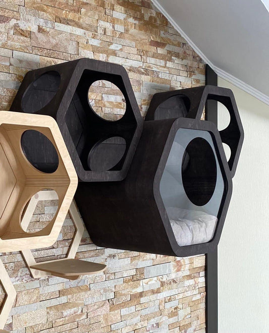 Houses for Cats Modern Cat Furniture Gift for Cat Lover Cat Gift Cat House Large Cat Bed Cat Shelf Cat Shelves Cat Wall Tree Modern Wall