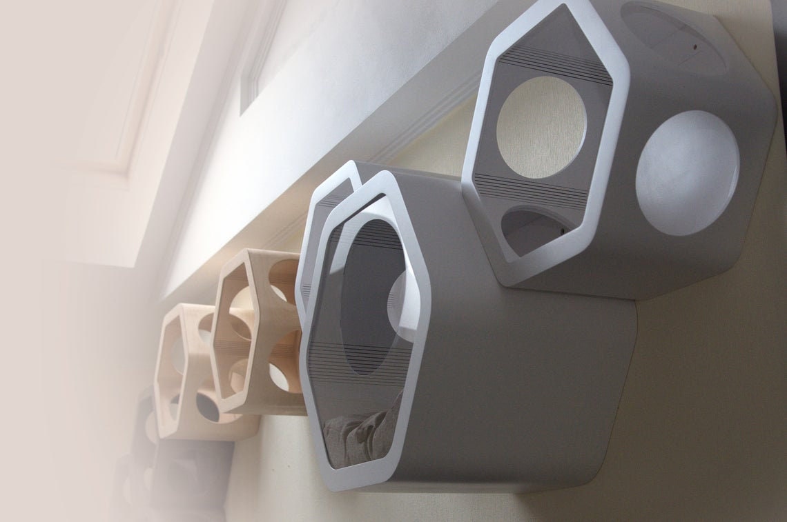 Shelf for cats Pet bed Cot Pet Supplies Cat bed Cat cave Modern cat wall furniture Corner cat tree Cat wall complex Cat steps Set of houses