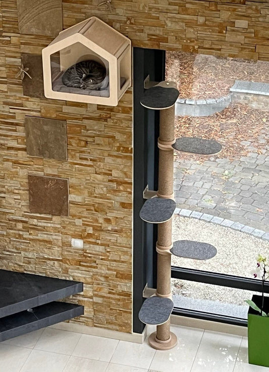 Cat Tree for Large Cats Cat Tree for Big Cats Large Cat Tree Large Cat Tower Cat Tree from Floor to Ceiling Tall Cat Scratcher Gift for Cat