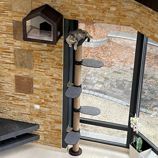Cat Tree Cat Tower Cat Scratcher Cat Tree Tower Cat Tree for Large Cats Cat Furniture Modern Cat Tree Wood Cat Tree Modern Cat Furniture