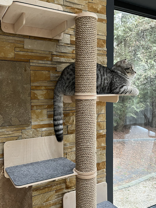 Cats tree Cat wall tree modern Furniture for cats Cat tree wall decor Cat wall art Unique cat tree Gift for cat lover Cat Gift