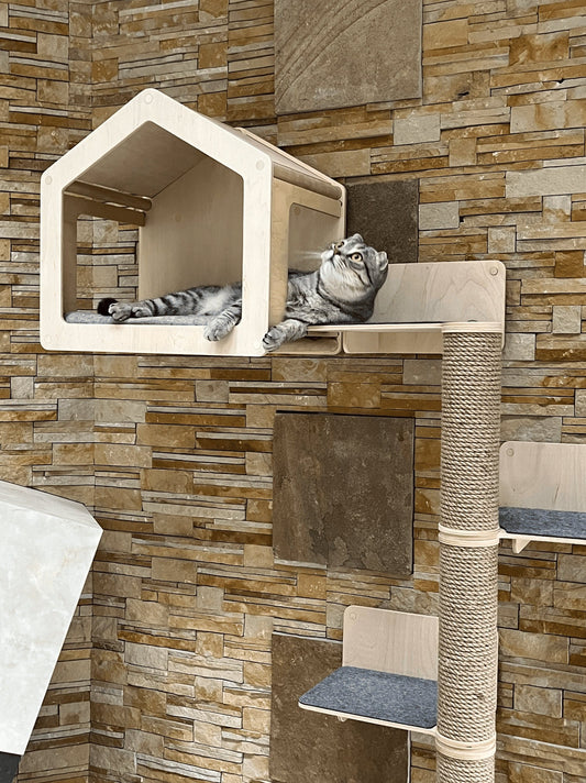 Cat house Cat bed Luxury cat furniture Wall mounted cat bed shelf Cat wall shelf Wooden cat house indoor Cat wall furniture for Cat Gifts