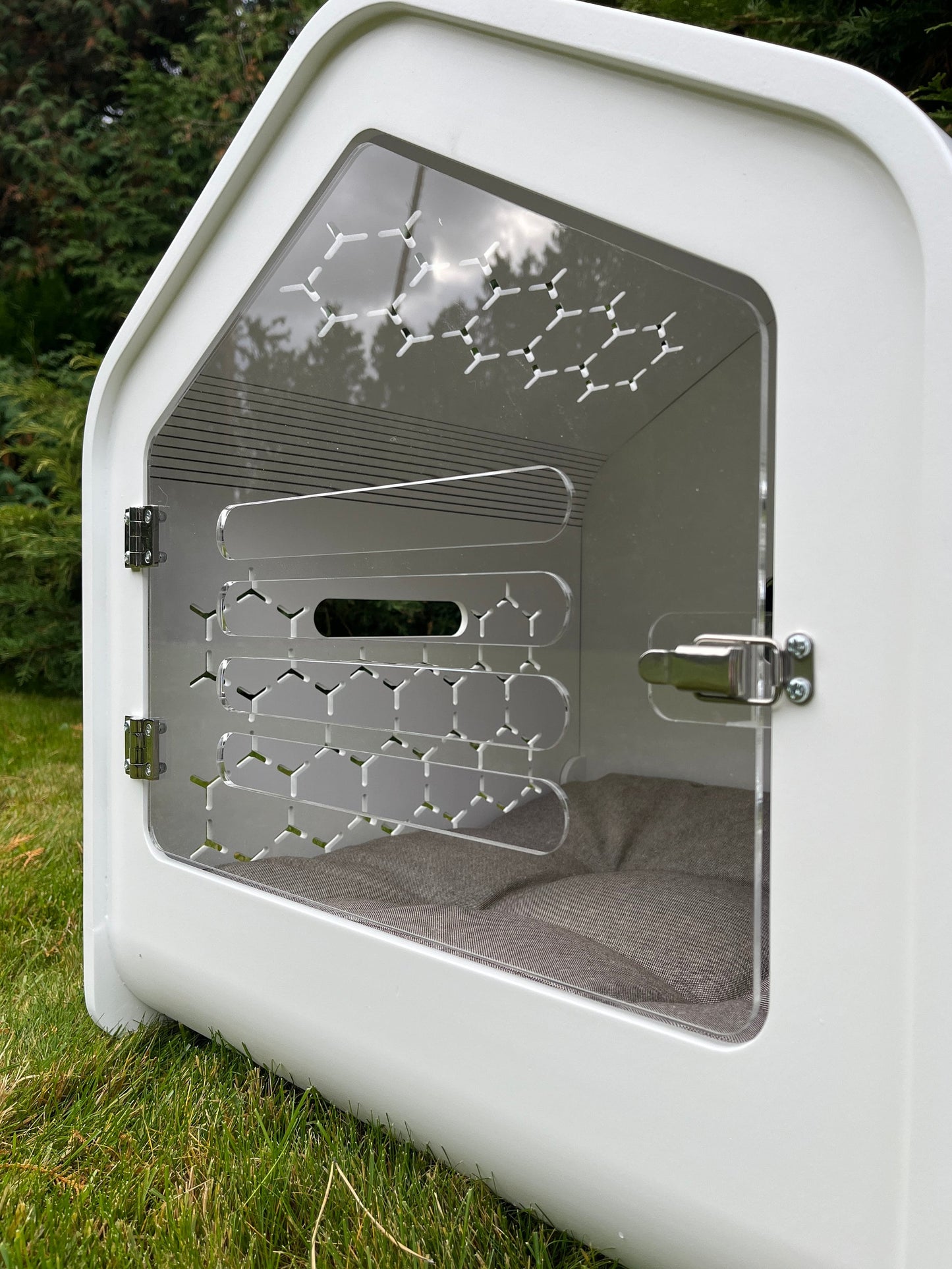 Modern dog house Cat house with acrylic door Dog bed Cat bed Dog furniture Indoor dog house Dog kennel Dog house Dog crate House for dog
